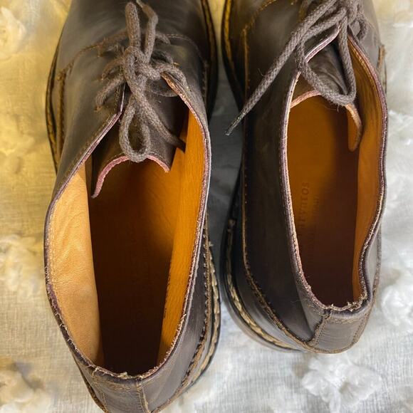 John Varvatos Chase Chukka Brown Leather Shoes Size 10.5 - Picture 10 of 12